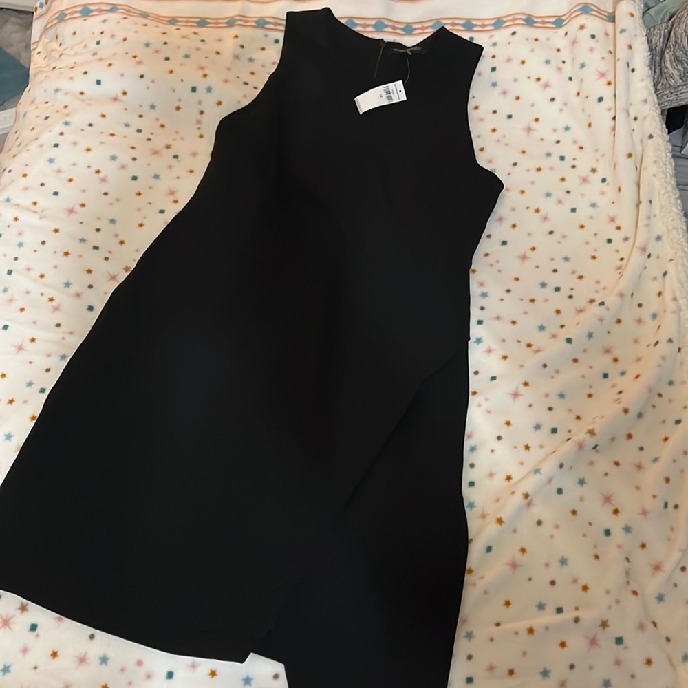 NWT Banana Republic Black Sheath Dress Size 12